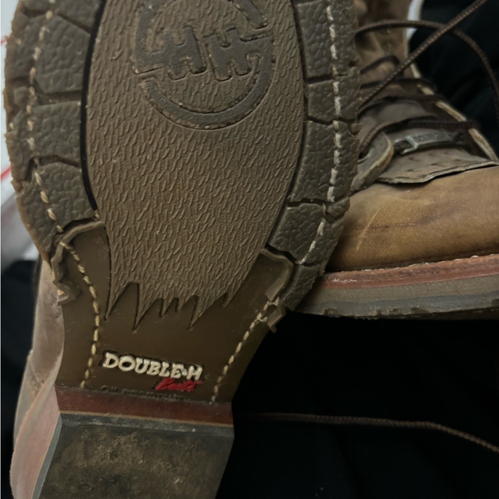 USA DOUBLE H (HH) women’s Leather Lacer Western Boots